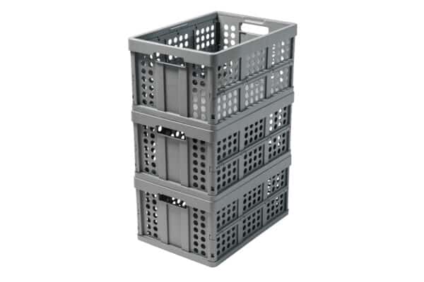 Clax folding basket grey